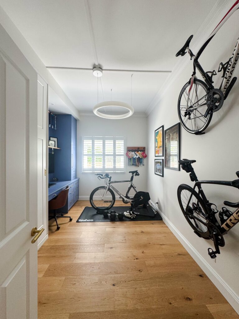 home office with gym