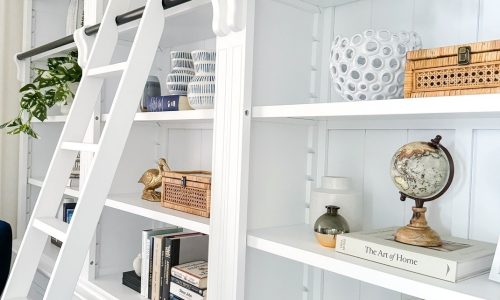 bookcase styling